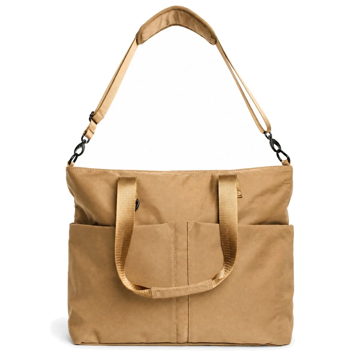 Nylon Travel Tote Bag with Laptop Pocket Trolley Sleeve and Bottle Holder