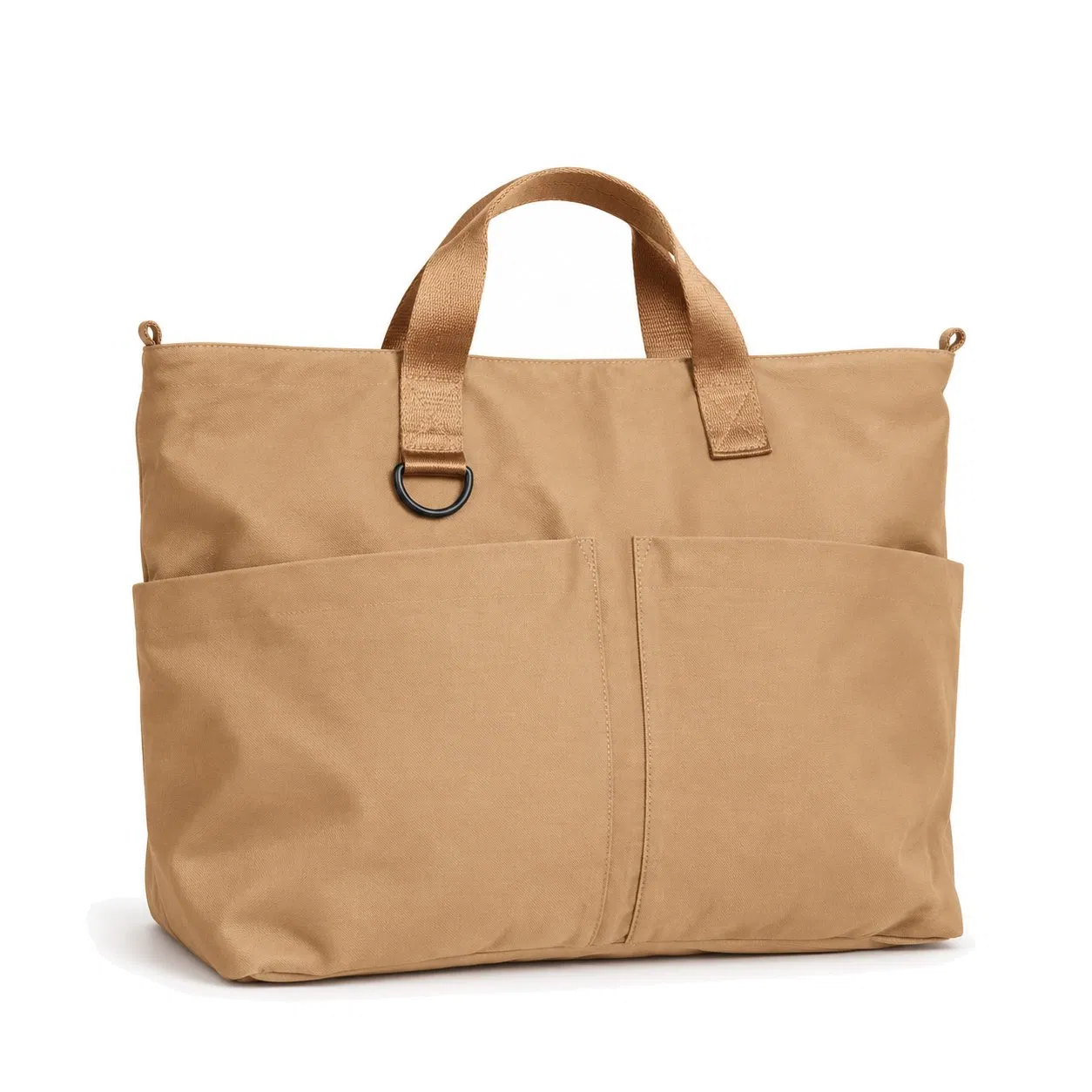 Nylon Travel Tote Bag with Laptop Pocket Trolley Sleeve and Bottle Holder