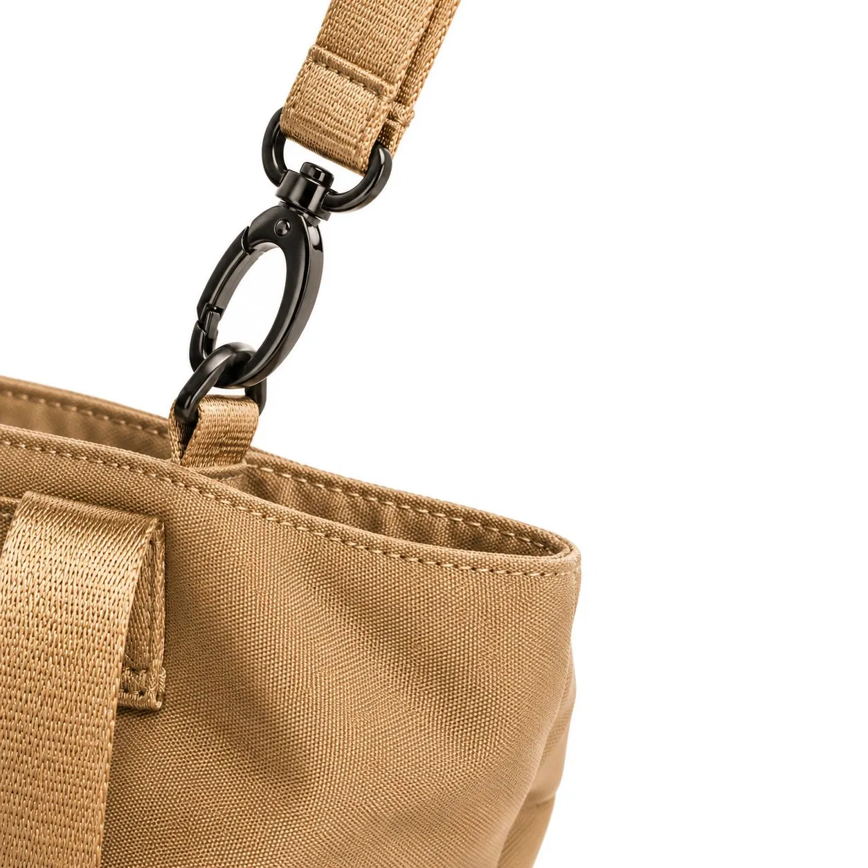 Nylon Travel Tote Bag with Laptop Pocket Trolley Sleeve and Bottle Holder