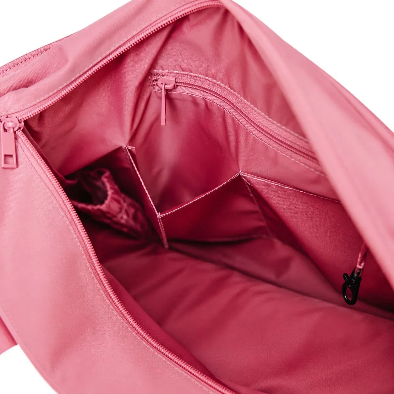 Nylon Travel Tote Bag with Laptop Pocket Trolley Sleeve and Bottle Holder