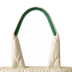 Women Quilted Nylon Pickleball Tennis Racket Backpack Tote Bag