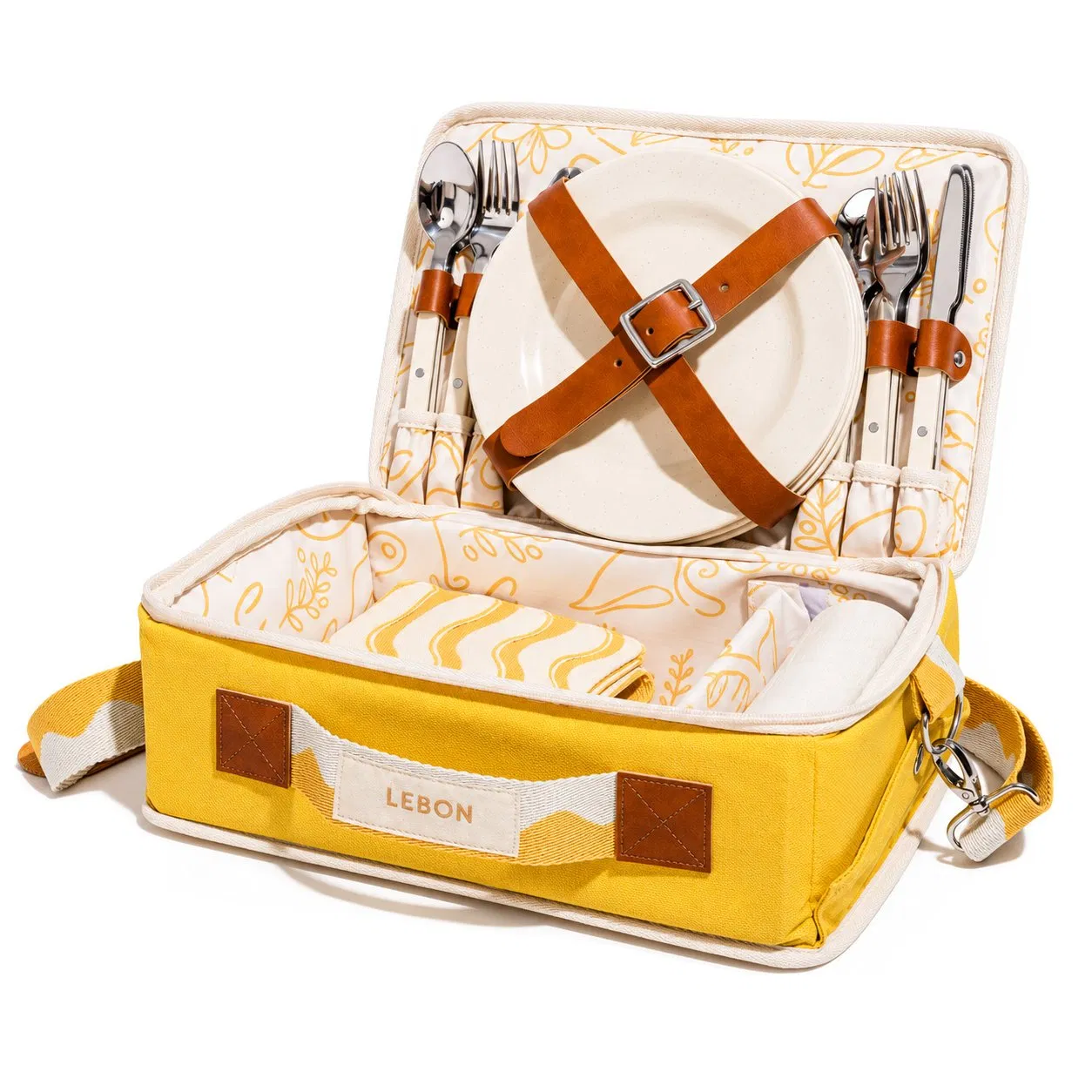 Custom Premium Picnic Bag with Modular Design and High-End Canvas for Outdoor Gatherings