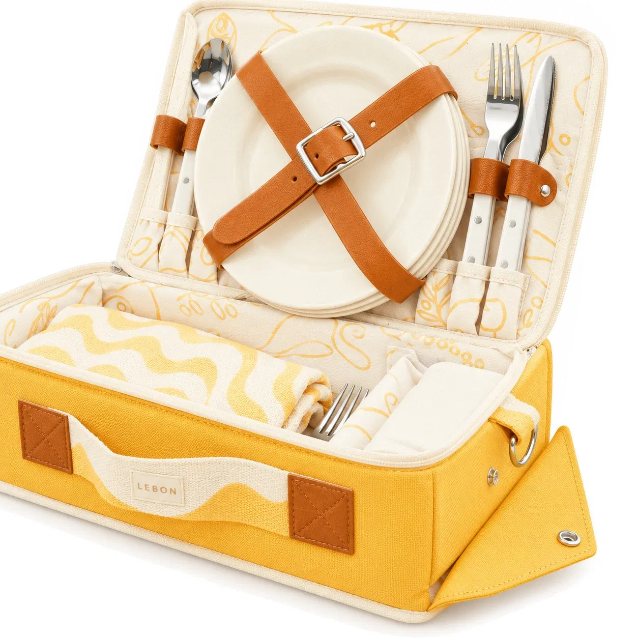 Custom Premium Picnic Bag with Modular Design and High-End Canvas for Outdoor Gatherings