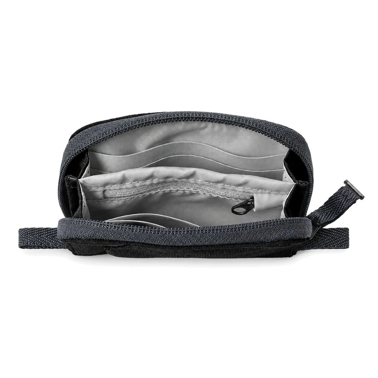 Custom Polyester Zipper Travel Passport Wallet with Multiple Card Slots