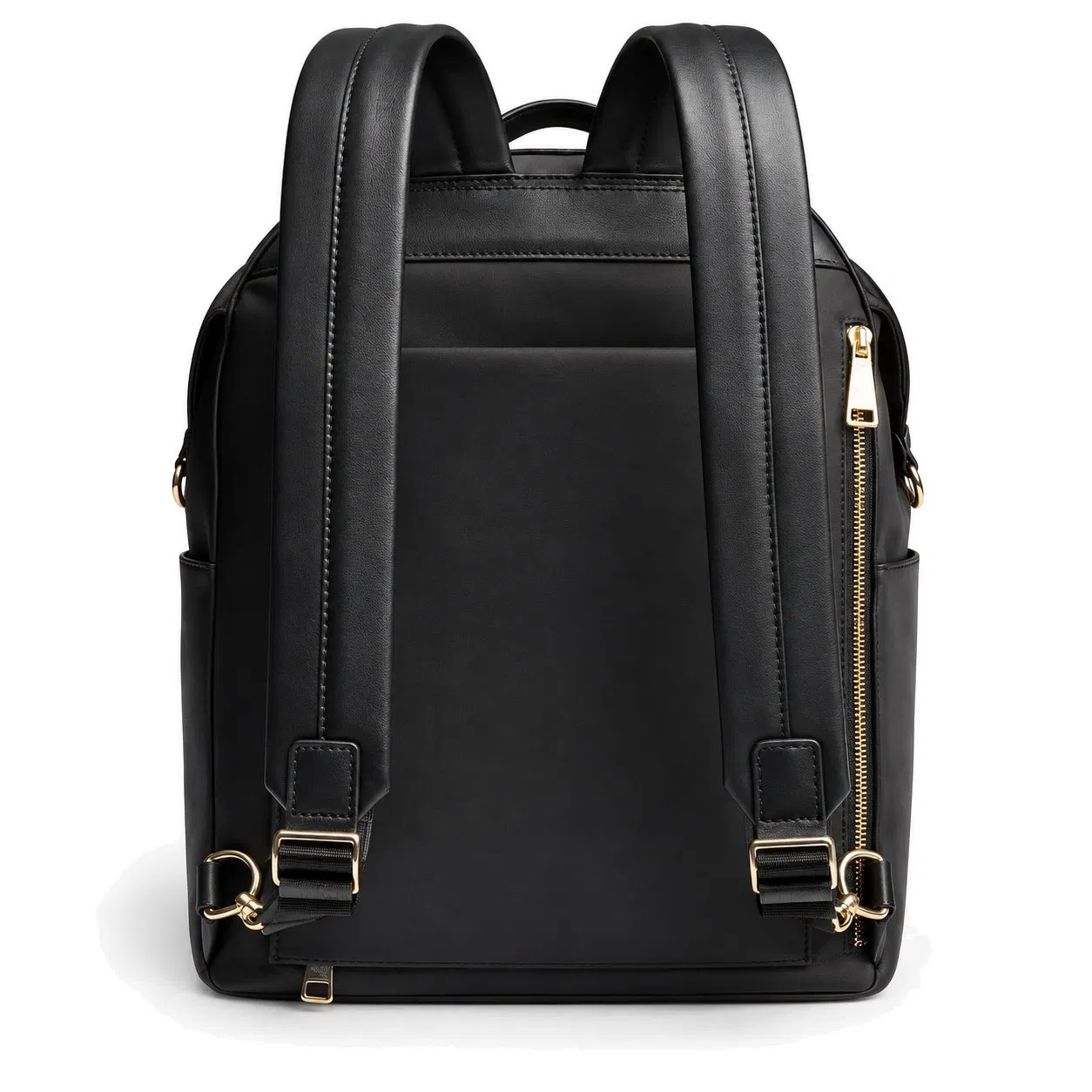 Custom PU Diaper Backpack with Organizer Pockets and Stroller Straps