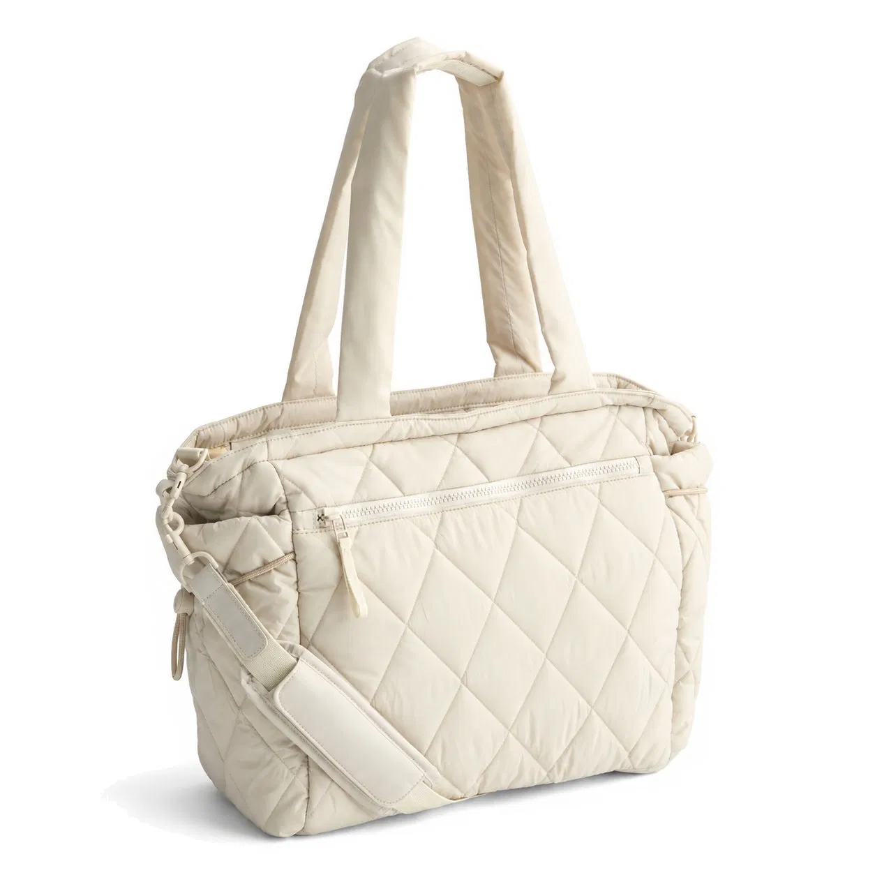 Custom Polyester Diaper Tote Bag with Changing Pad and Adjustable Strap