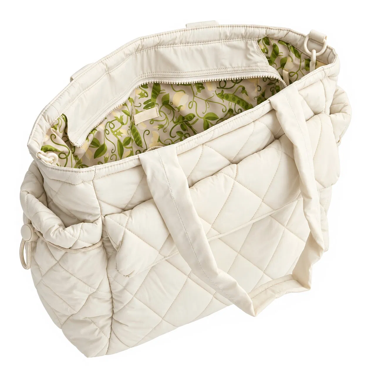 Custom Polyester Diaper Tote Bag with Changing Pad and Adjustable Strap