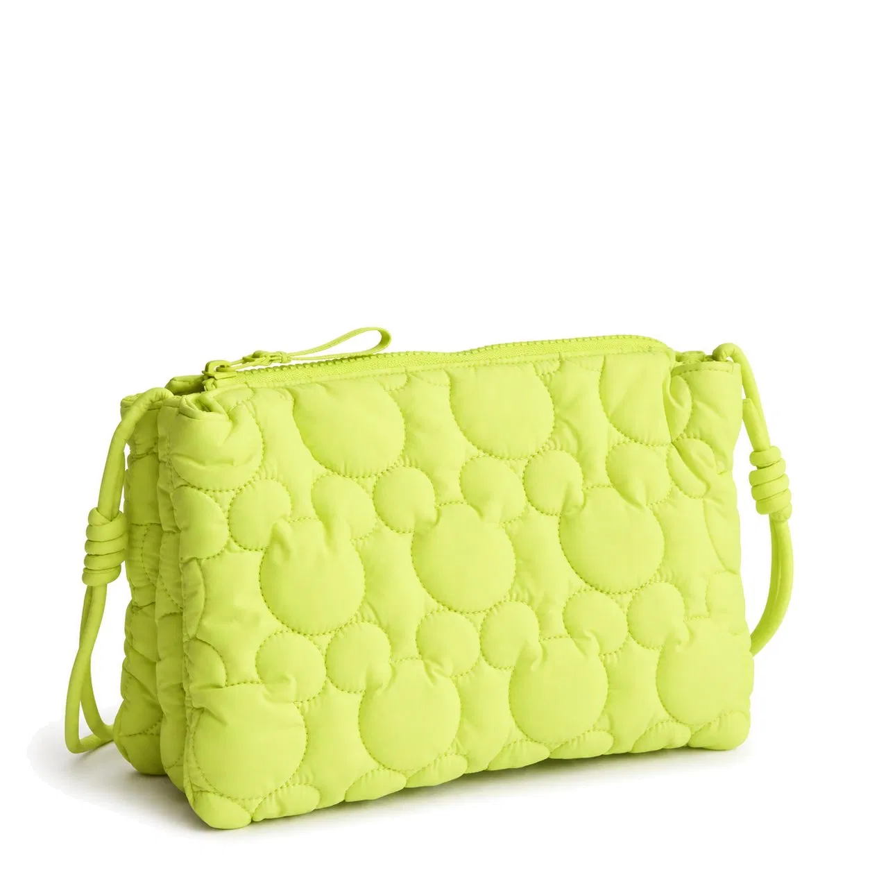 Custom Recycled Nylon Quilted Tote Bag with Removable Shoulder Strap