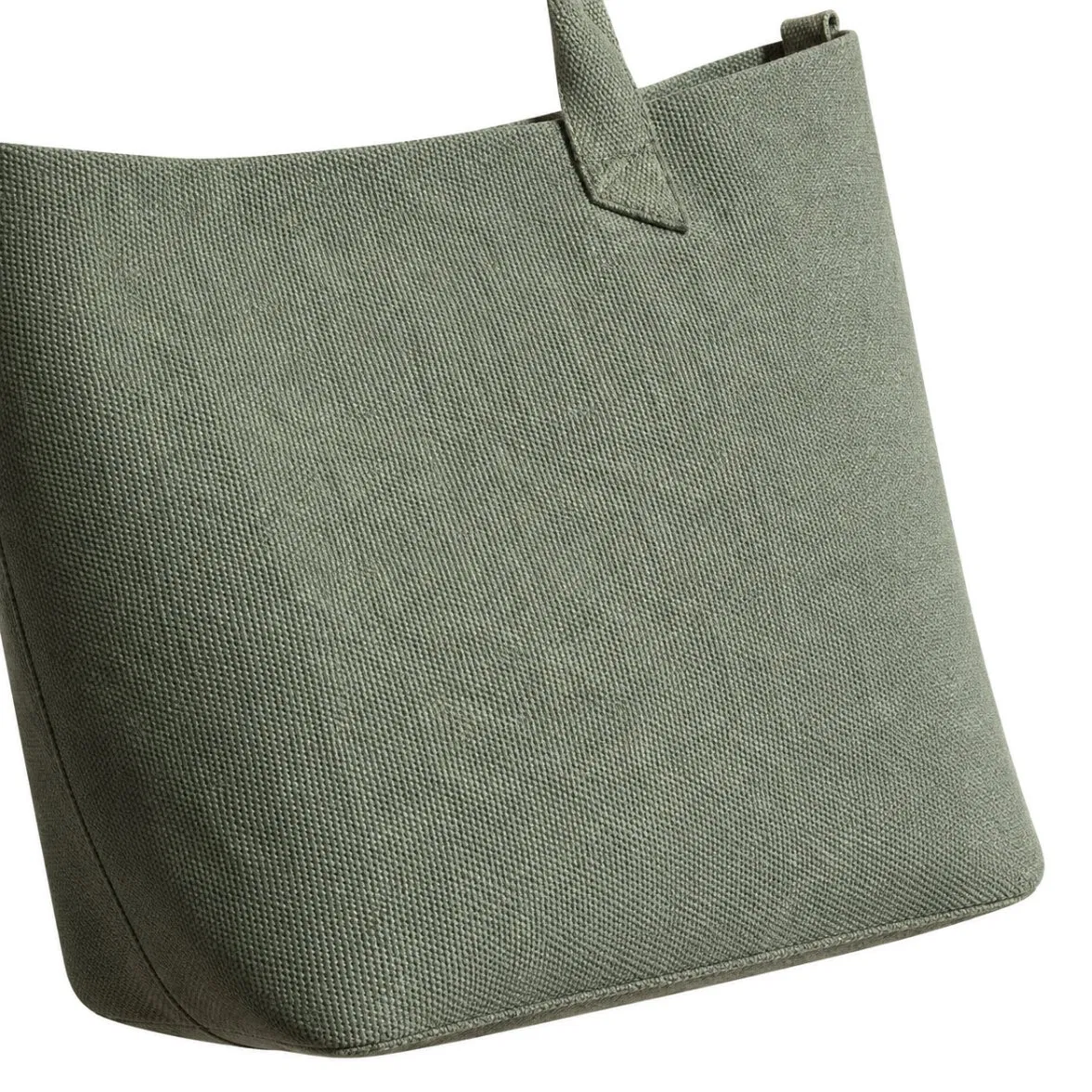 Custom Lightweight Knit Tote Bag with Zipper Pouch for Daily Work Travel