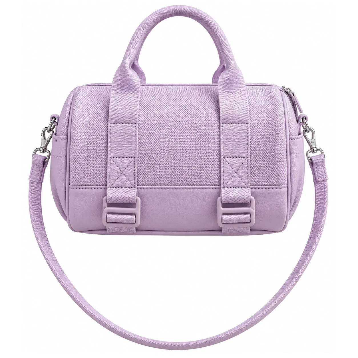 Custom Polyester Shoulder Handbag with Zipper and Adjustable Detachable Strap