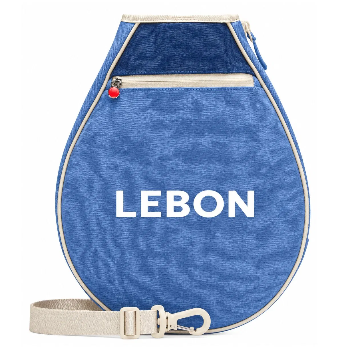 Custom Oxford Tennis Tote Bag with Pickleball Racket Compartment and Bottle Pocket
