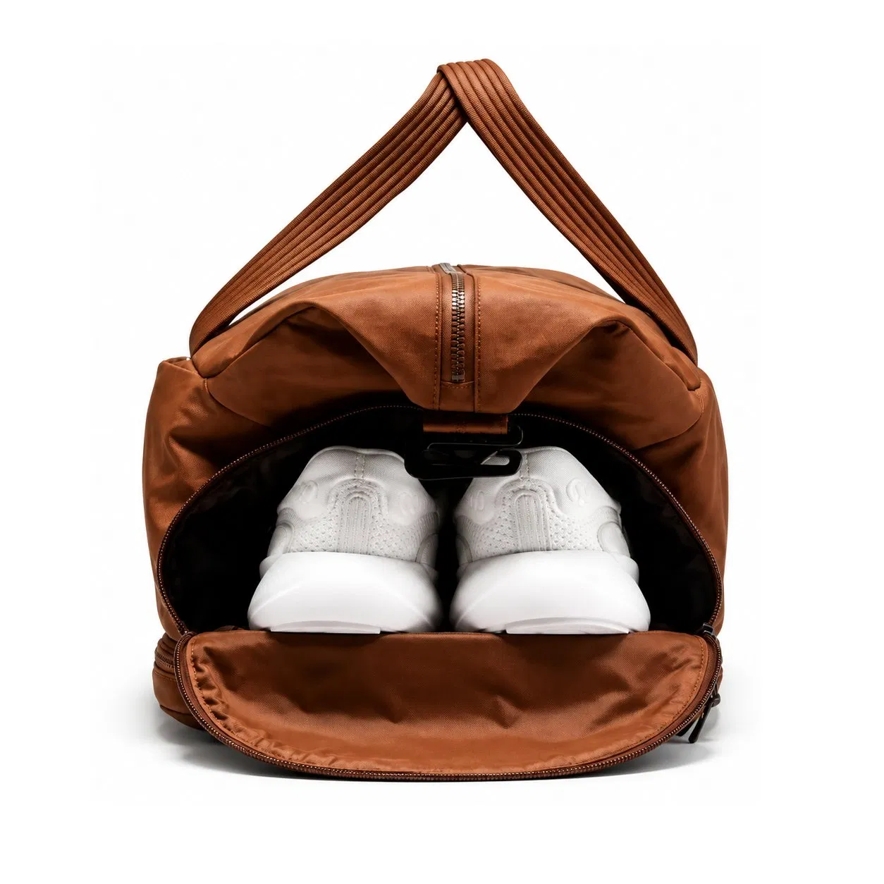Custom Foldable Nylon Gym Duffle Bag with Zipper and Adjustable Shoulder Strap