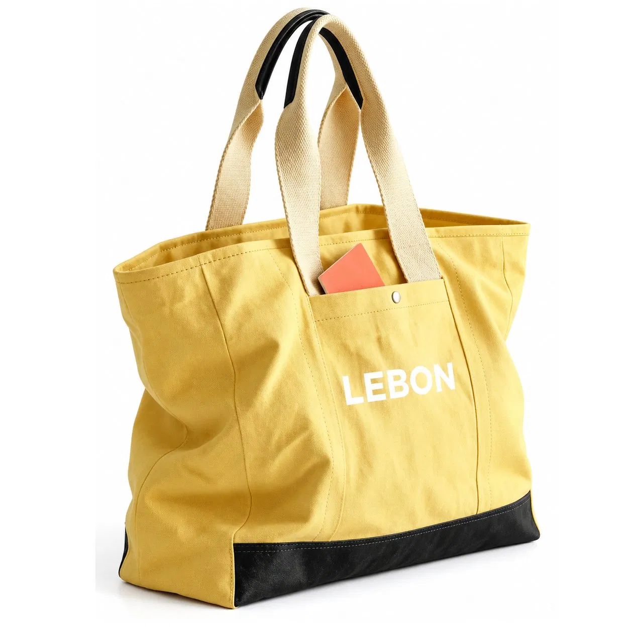 Custom Logo Canvas Tote Bag for Shopping and Promotional Use