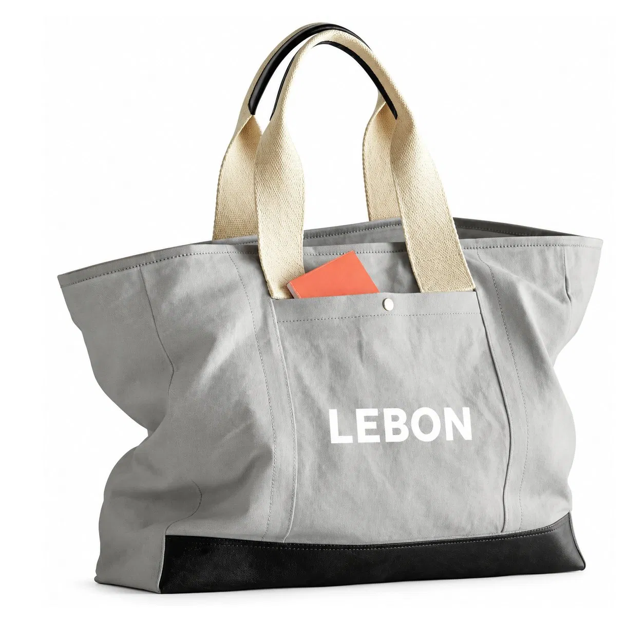 Custom Logo Canvas Tote Bag for Shopping and Promotional Use