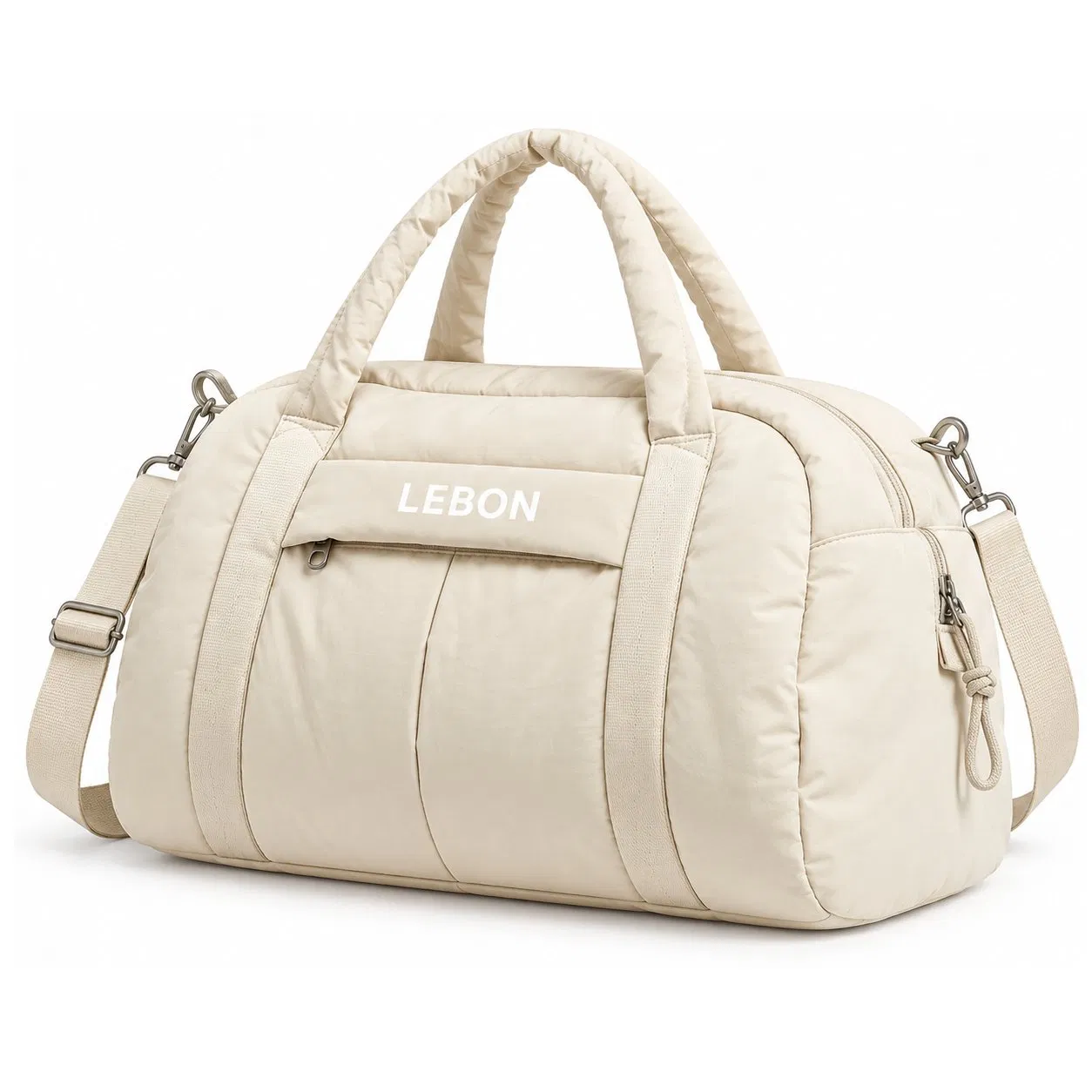 Custom Nylon Women Gym Duffel Bag with Wet Pocket for Travel