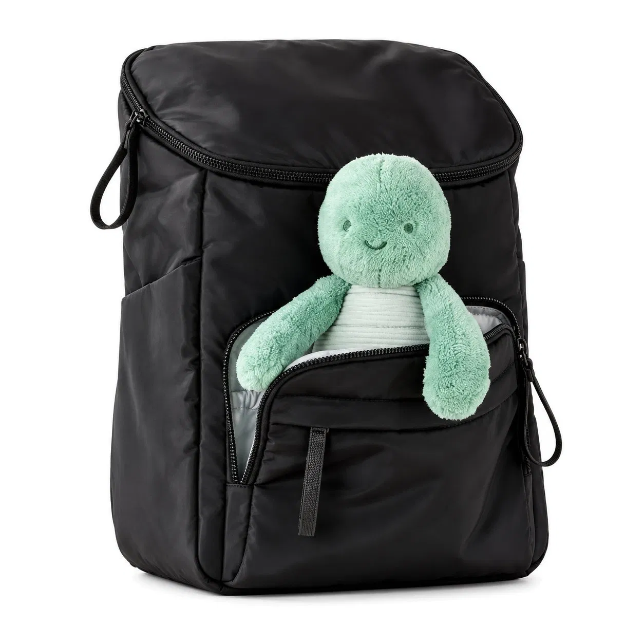 Custom Nylon Diaper Backpack for Baby Essentials and Parent Travel