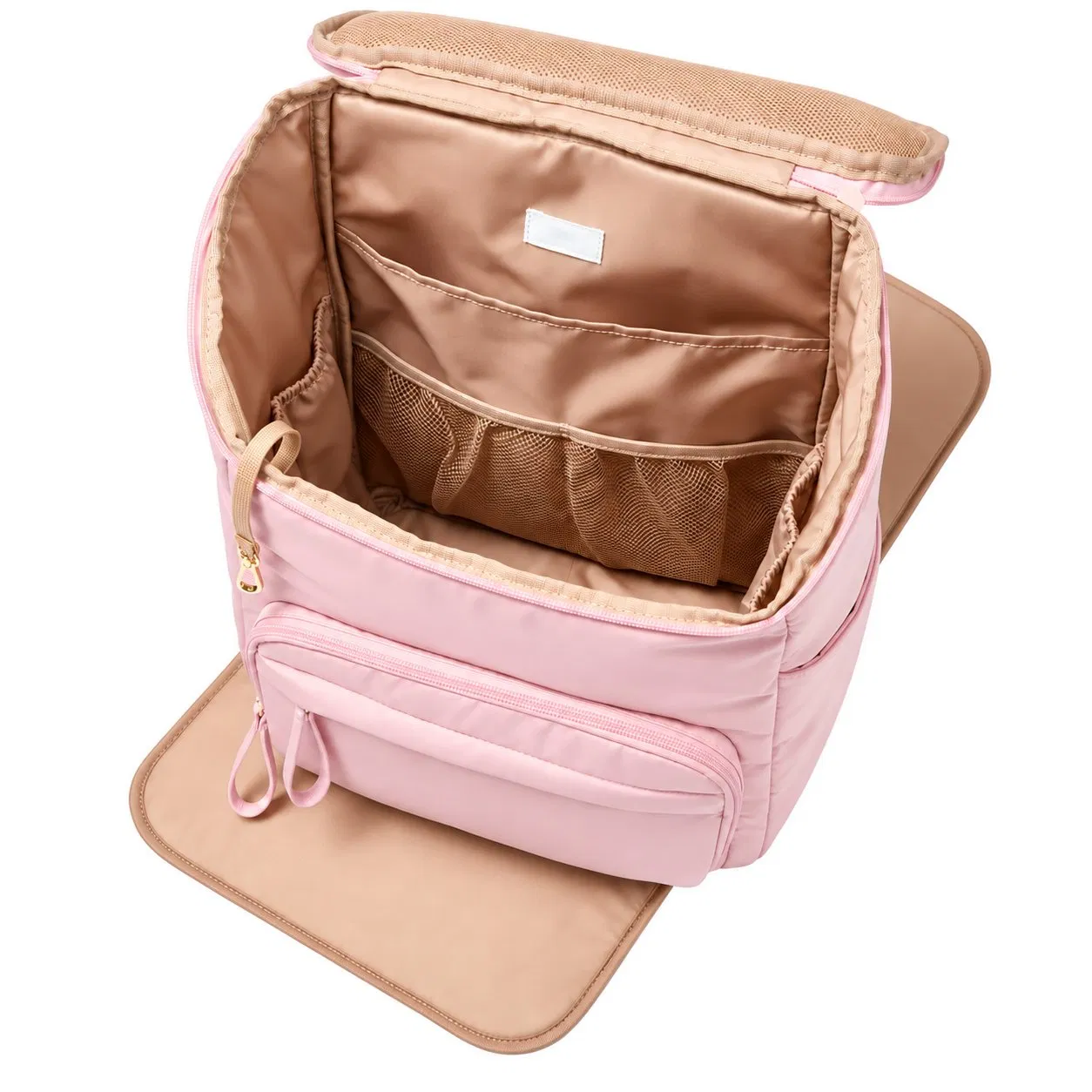 Custom Nylon Mommy Diaper Backpack for Baby Care and Family Travel