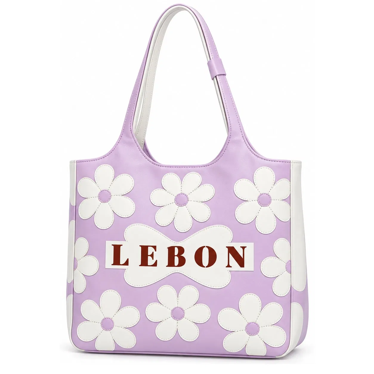 Custom Polyester Shoulder Tote Bag for Women Daily Shopping and Travel