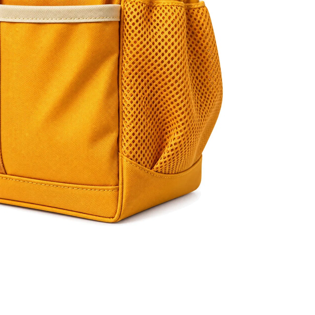Custom Heavy Duty Canvas Tool Tote Bag with Open Top and Multiple Pockets