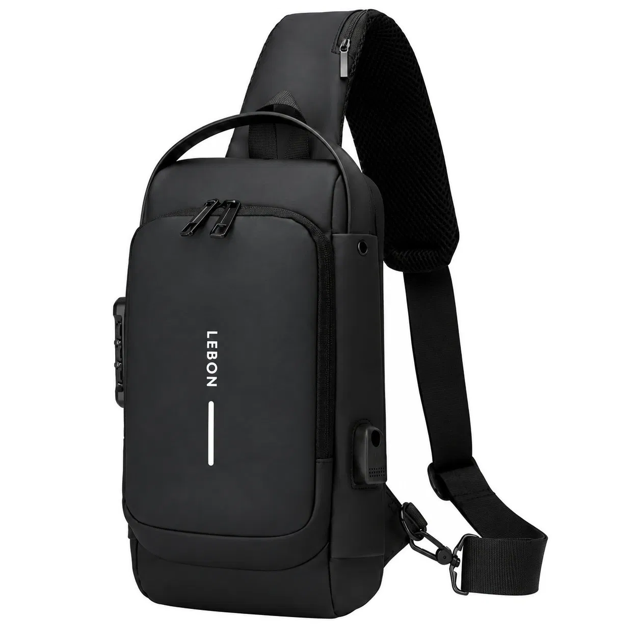 Oxford Sling Chest Bag for Men Outdoor Travel Crossbody Shoulder Bag Custom Logo