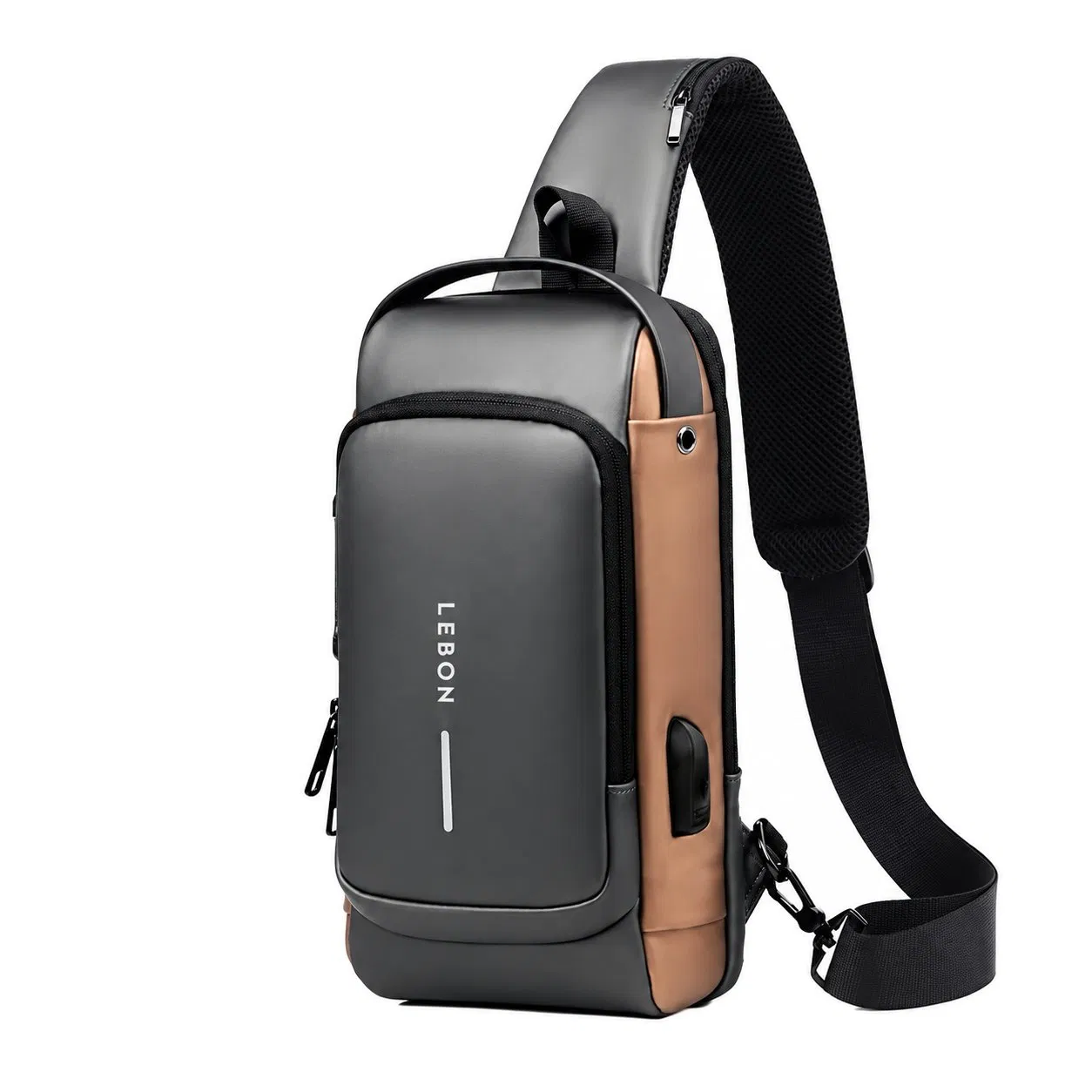 Oxford Sling Chest Bag for Men Outdoor Travel Crossbody Shoulder Bag Custom Logo