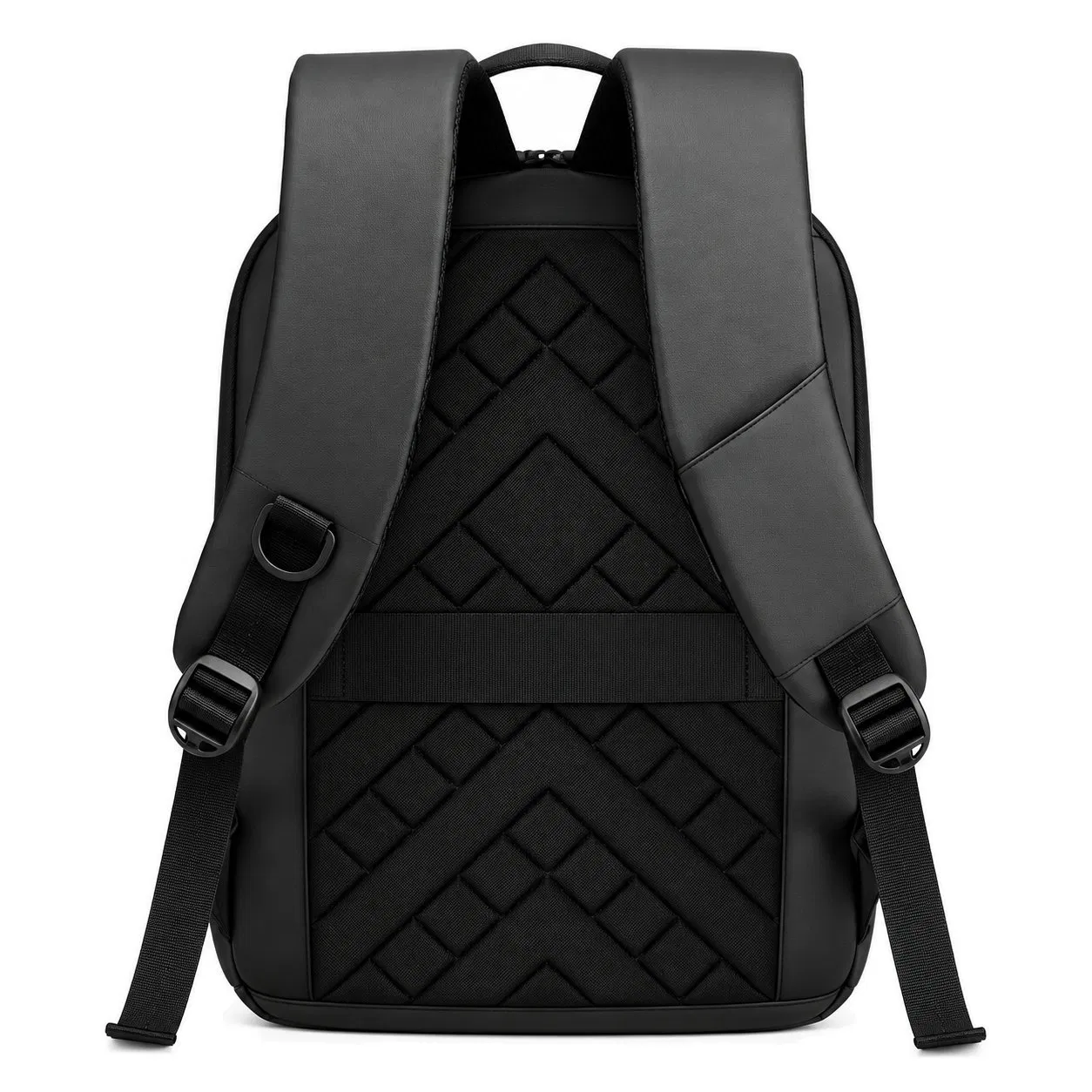 Nylon Business Laptop Backpack Polyester Lining Travel Work Bag Custom Logo
