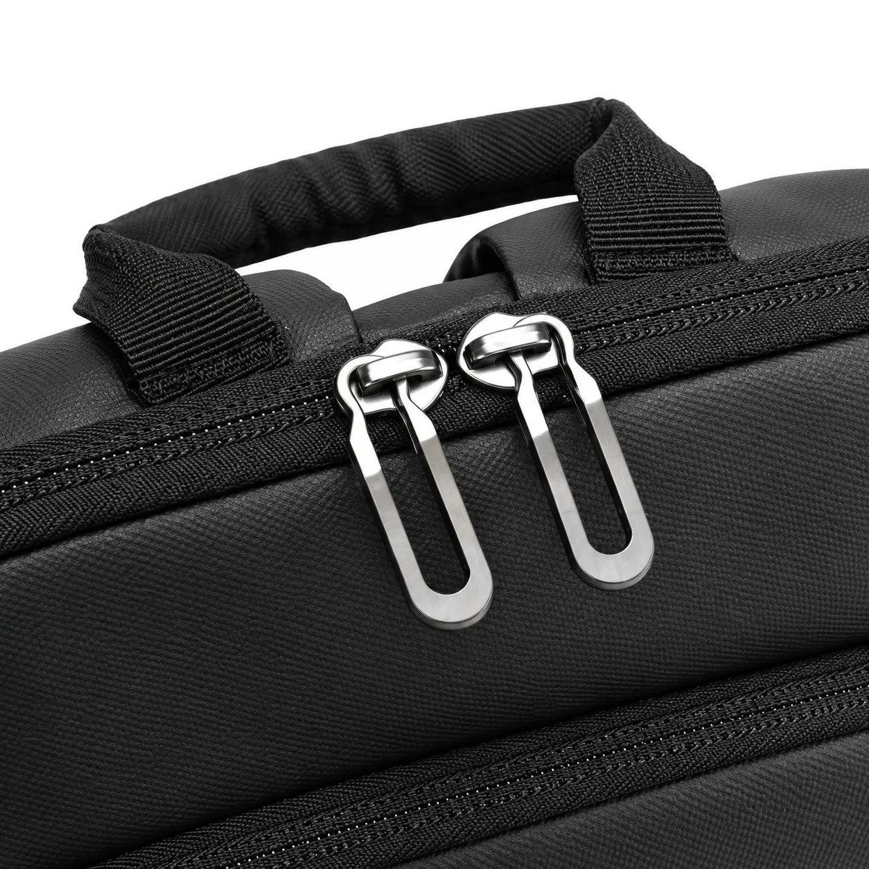 Nylon Business Laptop Backpack Polyester Lining Travel Work Bag Custom Logo