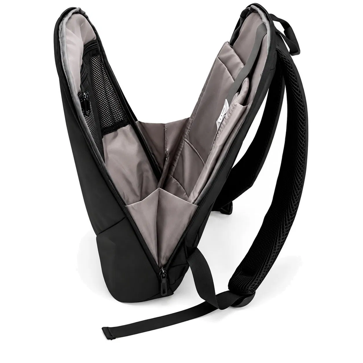 Nylon Business Laptop Backpack Polyester Lining Travel Work Bag Custom Logo