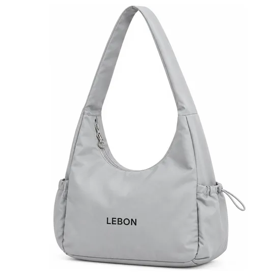 Polyester Women Crossbody Shoulder Bag Adjustable Strap Zipper Travel Handbag