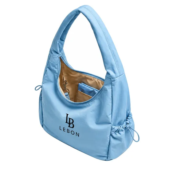 Women Polyester Crossbody Shoulder Bag Adjustable Strap Zipper Travel Handbag