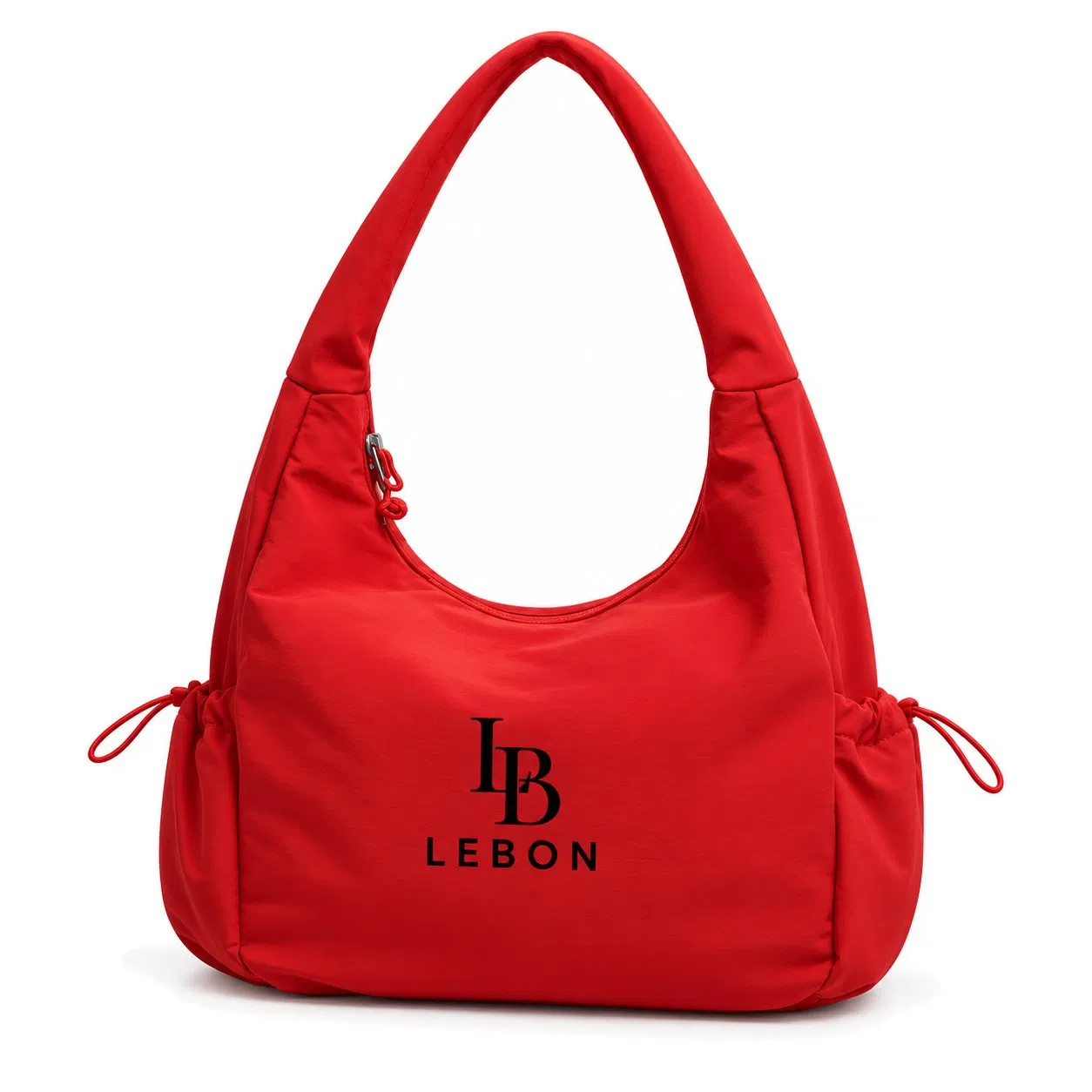 Women Polyester Crossbody Shoulder Bag Adjustable Strap Zipper Travel Handbag