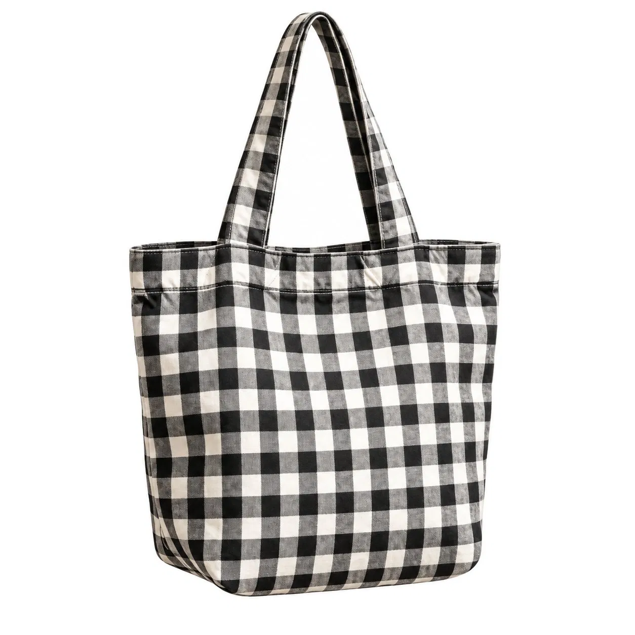 Custom Logo Vintage Denim Shoulder Tote Bag for Daily Travel Beach and Shopping