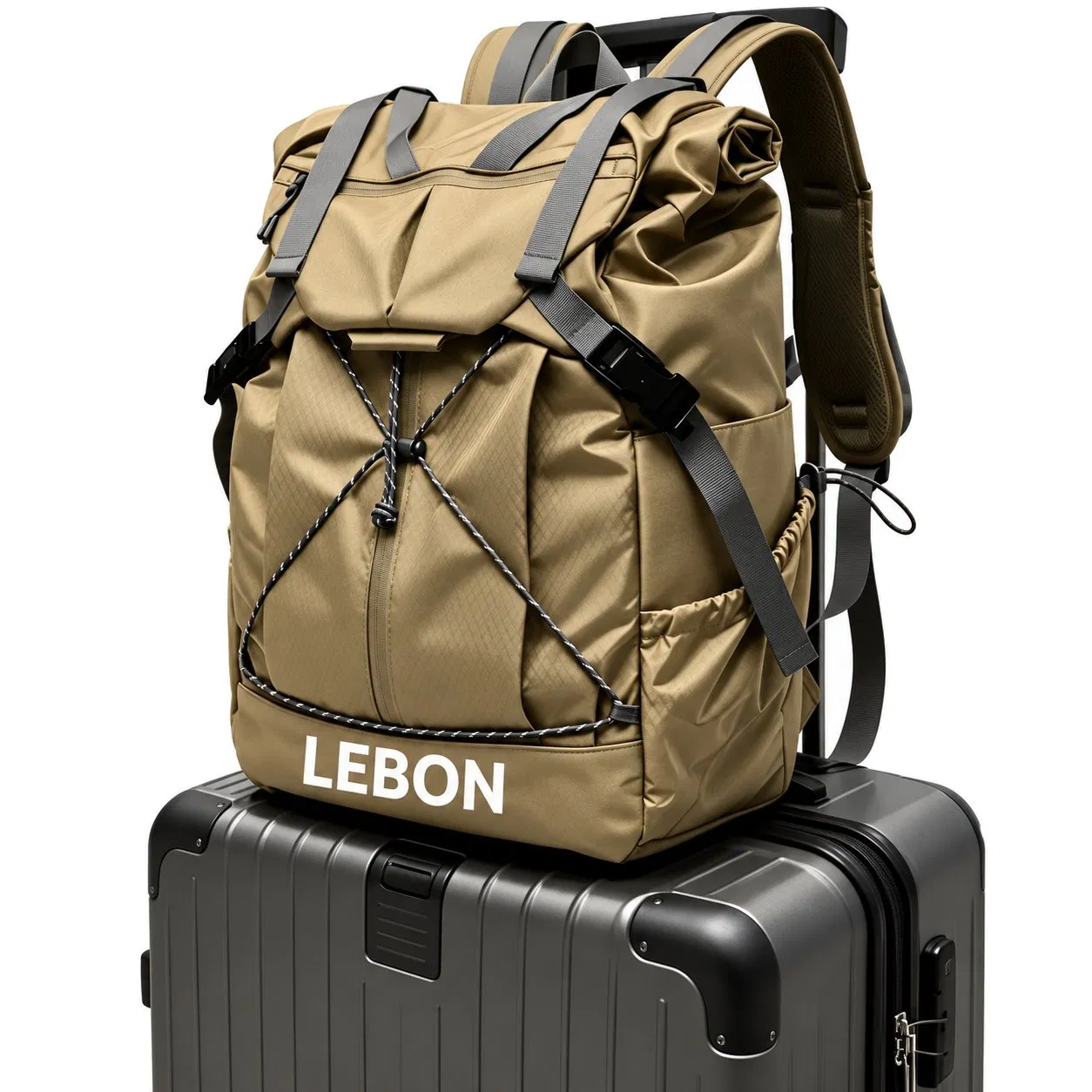 Custom Lightweight Oxford Laptop Backpack with Zipper for Business Travel School and Daily Use