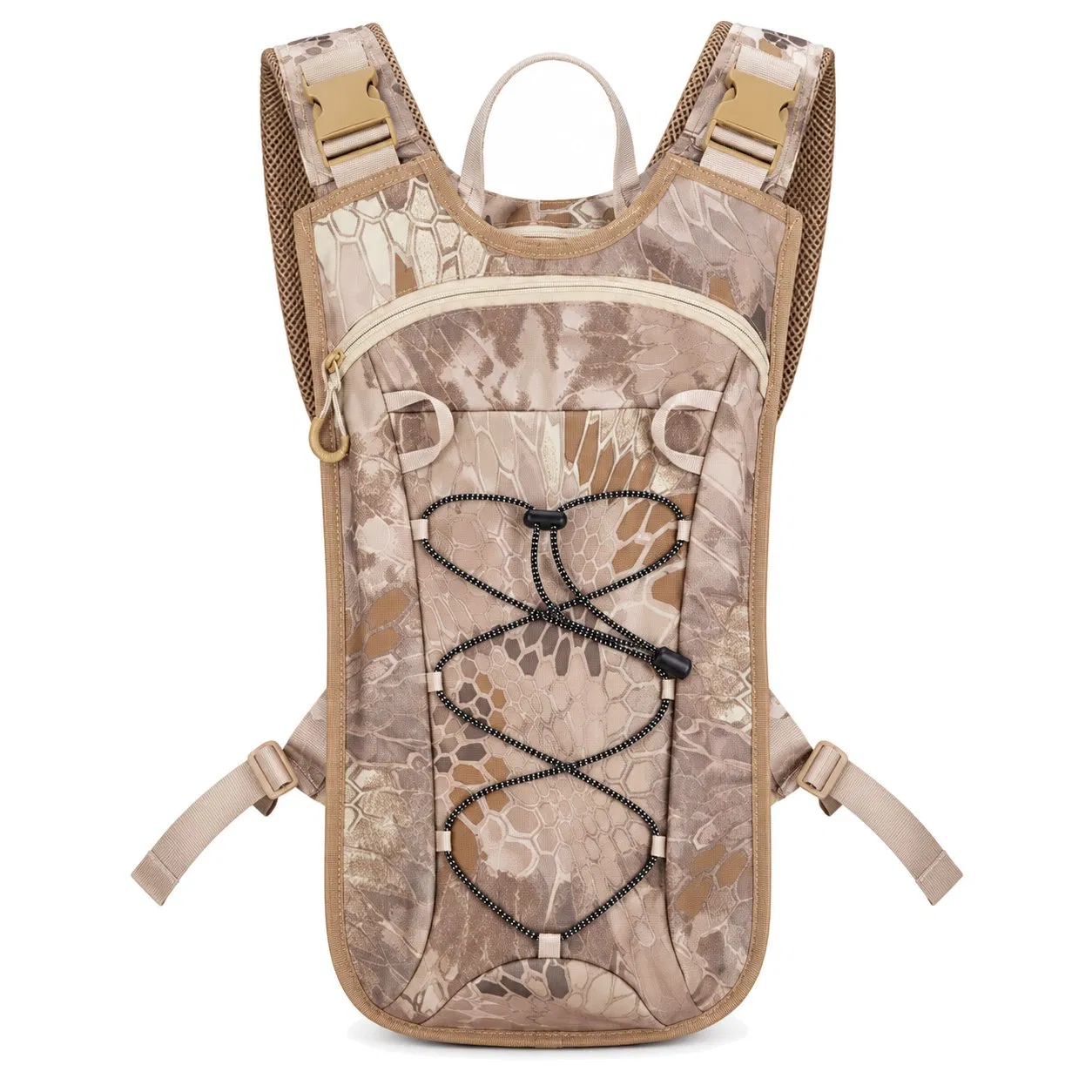 Custom Outdoor Binocular Harness Chest Pack with Rain Cover for Telescope Rangefinder Storage
