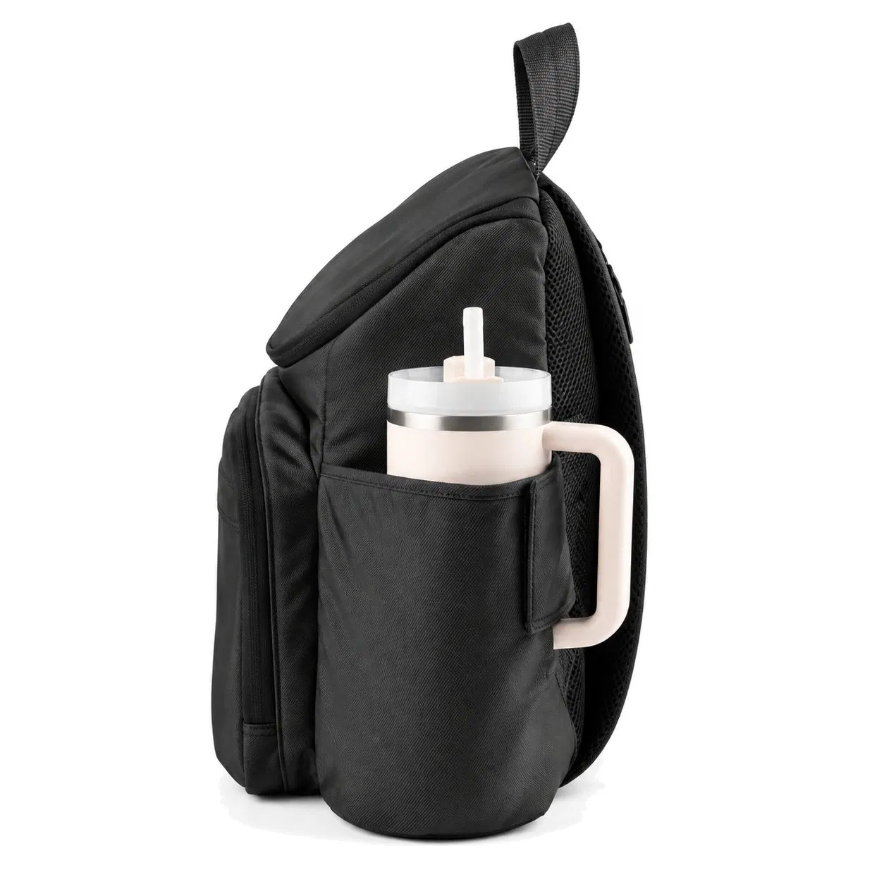 Custom Quilted Nylon Diaper Backpack with Insulated Organizer Compartments