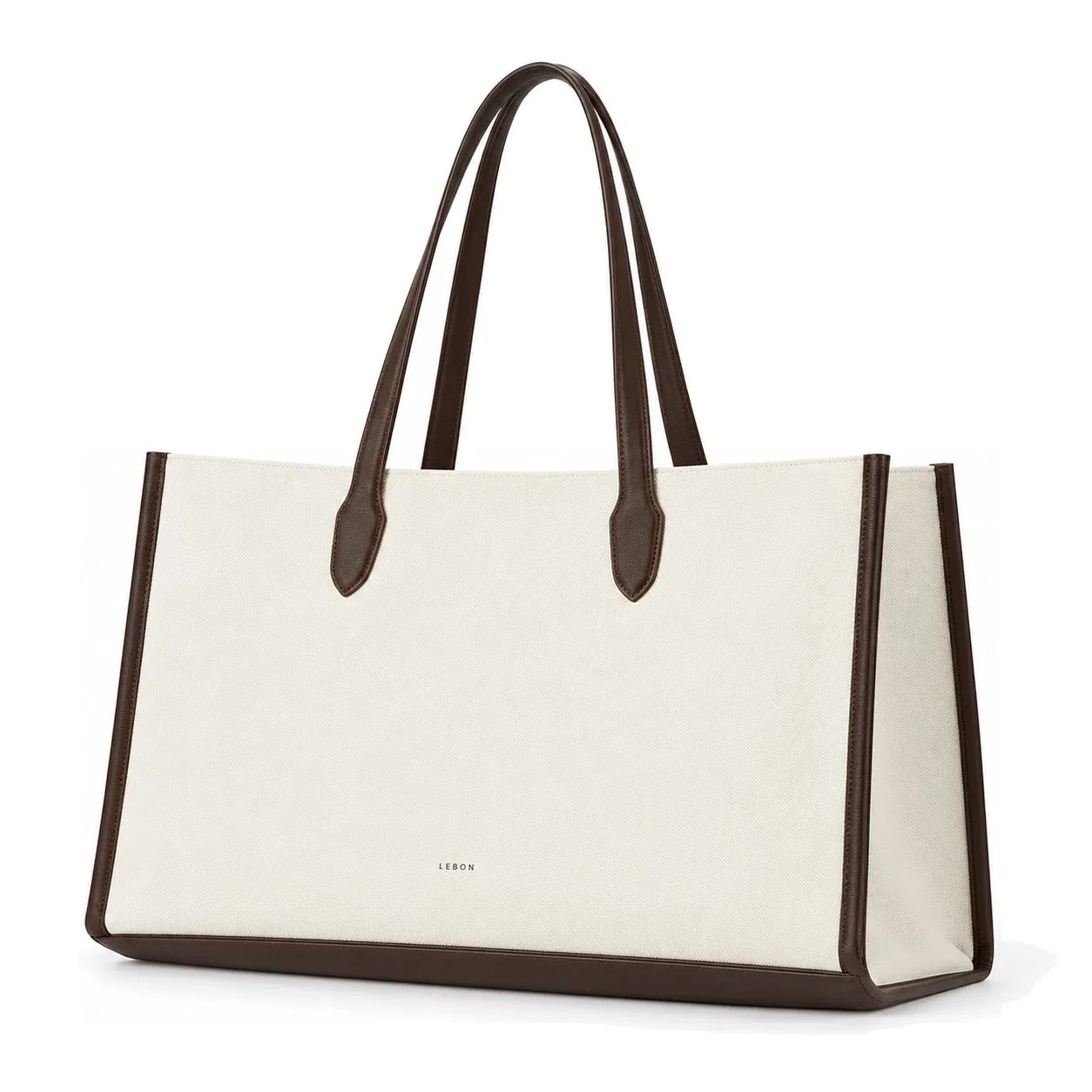 Custom Canvas Tote Bag with Zipper and Pockets for Shopping Travel and Work
