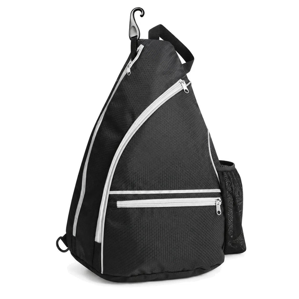 Custom Polyester Pickleball Sling Bag with Paddle Racket Storage