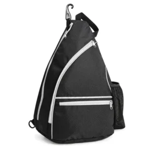 Custom Polyester Pickleball Sling Bag with Paddle Racket Storage