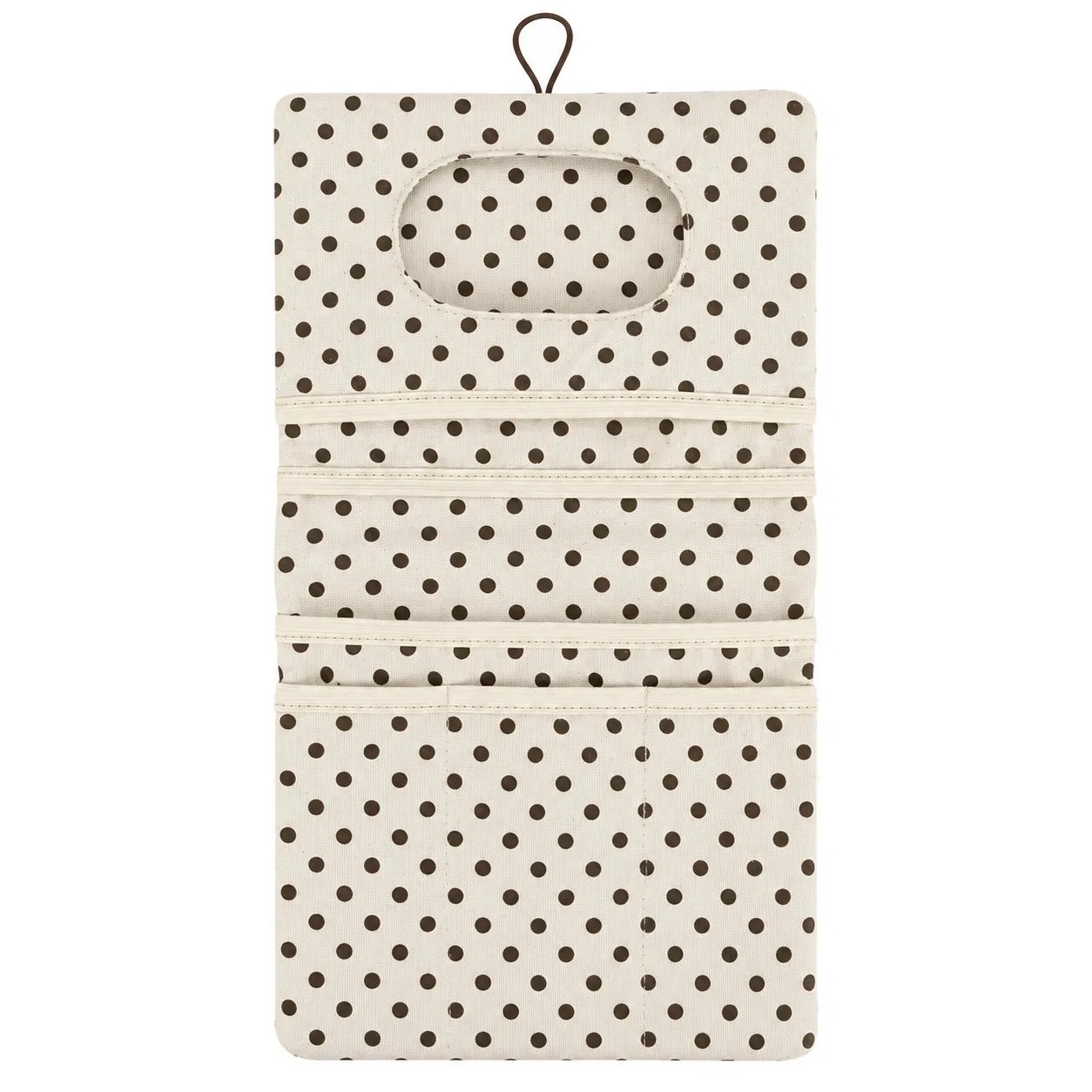 Portable Baby Nappy Storage Pouch with Wipe Holder and Custom Printed Patterns