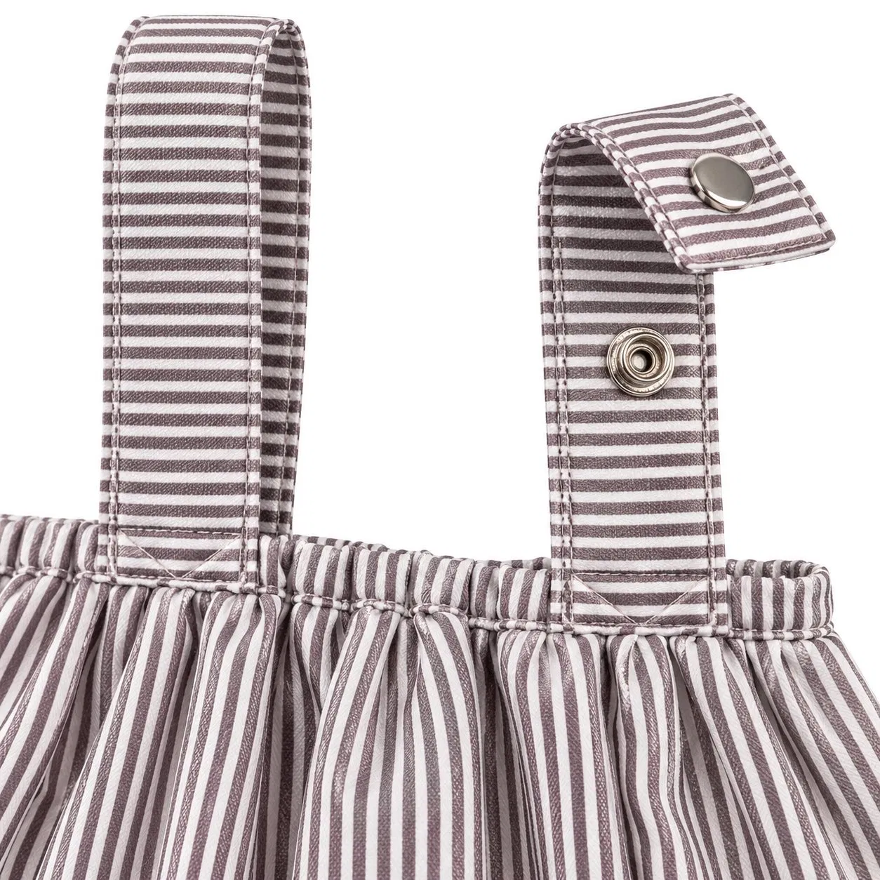 Ruffle Polyester Stroller Organizer Diaper Tote Bag with Removable Handles