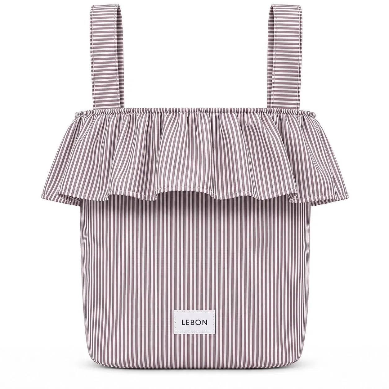 Ruffle Polyester Stroller Organizer Diaper Tote Bag with Removable Handles