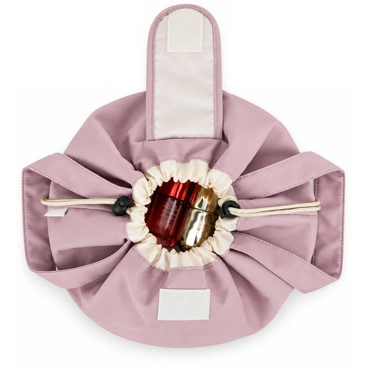 Travel Drawstring Makeup Bag Quick Close Cosmetic Pouch Toiletry Organizer