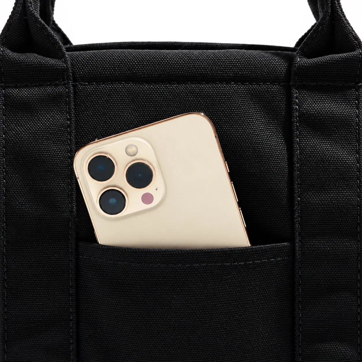 Canvas Zipper Tote Bag with Laptop Pocket Yoga Mat Sleeve for Women Travel and Work