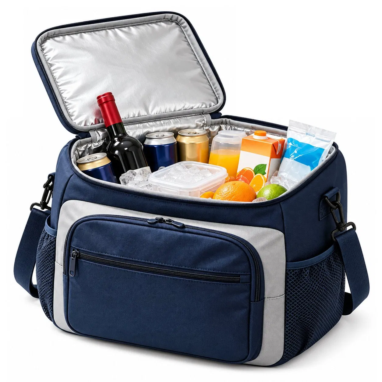 Insulated Lunch Tote Bag Crossbody Soft Cooler for Adult Office Picnic and Travel