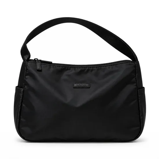 Lightweight Nylon Shoulder Hobo Bag with Multiple Pockets for Women Daily Commute
