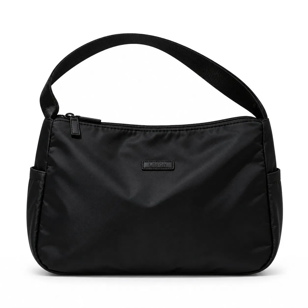 Lightweight Nylon Shoulder Hobo Bag with Multiple Pockets for Women Daily Commute