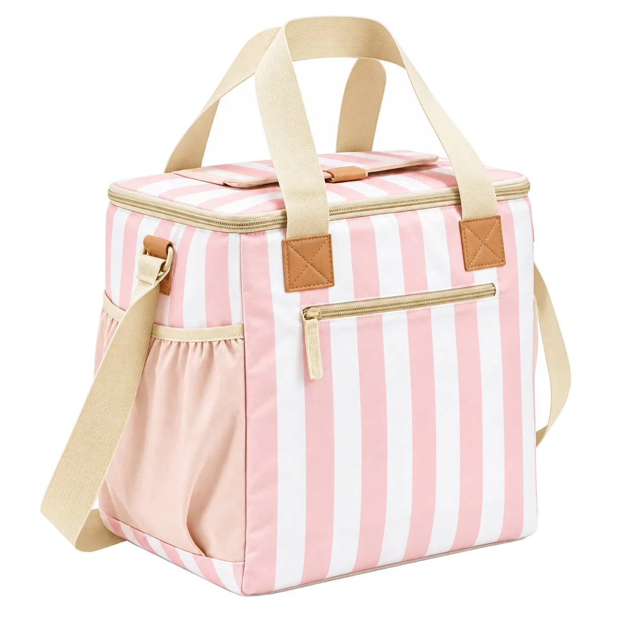 Custom Insulated Soft Cooler Bag Portable Polyester Travel Bag with Top Access Door