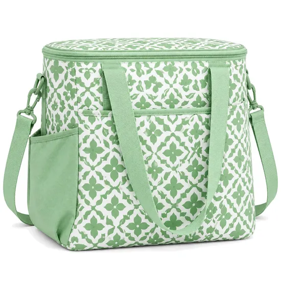 Custom Insulated Soft Cooler Bag Portable Polyester Travel Bag with Top Access Door