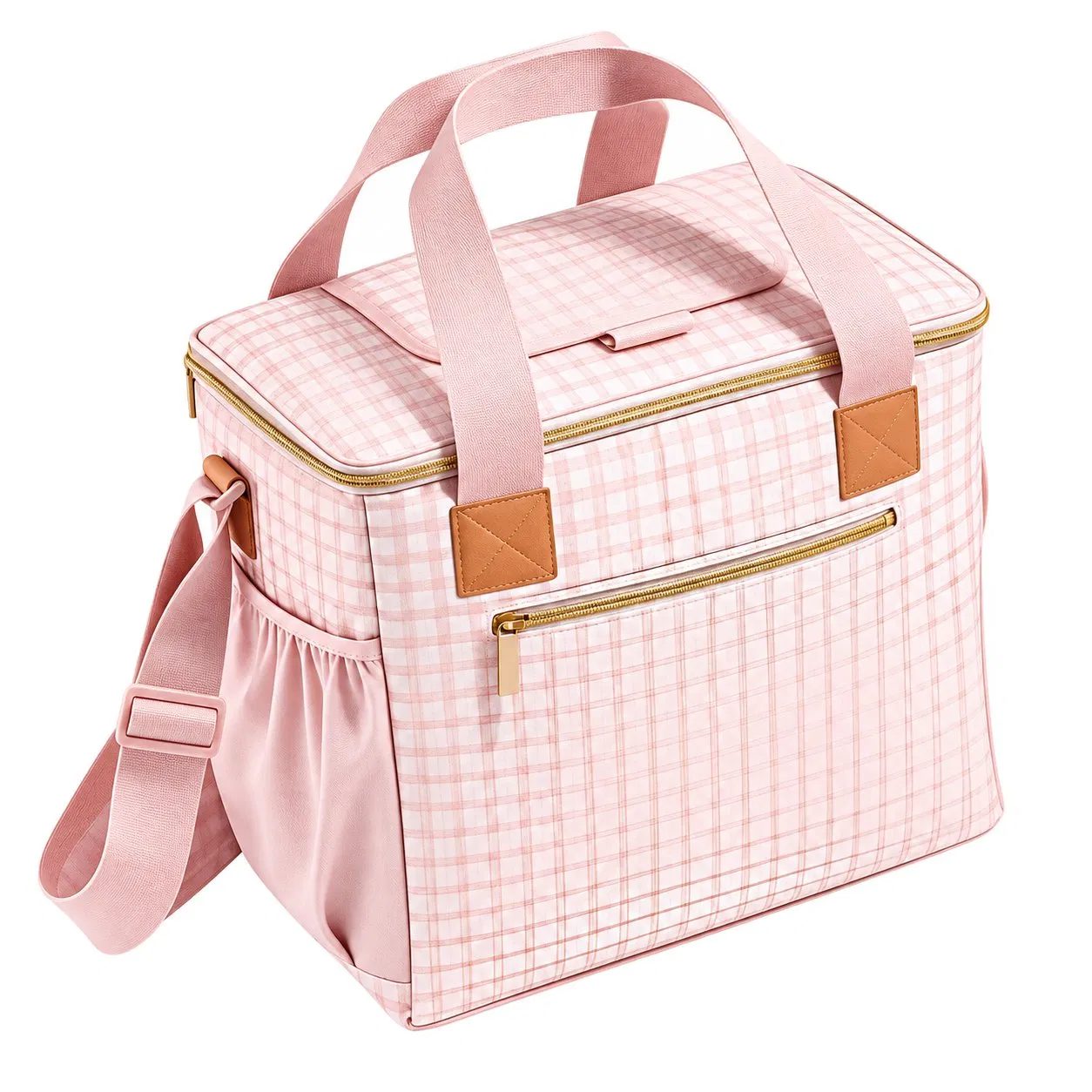 Custom Insulated Soft Cooler Bag Portable Polyester Travel Bag with Top Access Door