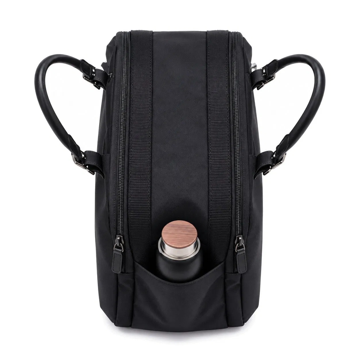 Custom Nylon Travel Duffel Bag with Shoe Compartment and Luggage Sleeve